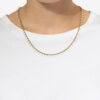 Casablanca Gold-Finish Brass Chain Necklace Casablanca Gold-Finish Brass Chain Necklace