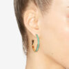 Casablanca Gold-Tone Creole Earrings Casablanca Gold-Tone Creole Earrings