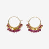 Casablanca Hoop Earrings with Tassels Casablanca Hoop Earrings with Tassels