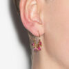 Casablanca Hoop Earrings with Tassels Casablanca Hoop Earrings with Tassels