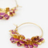 Casablanca Hoop Earrings with Tassels Casablanca Hoop Earrings with Tassels