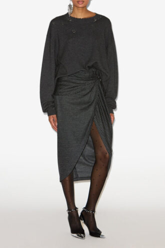Cassandre Wool Sweater with Rings