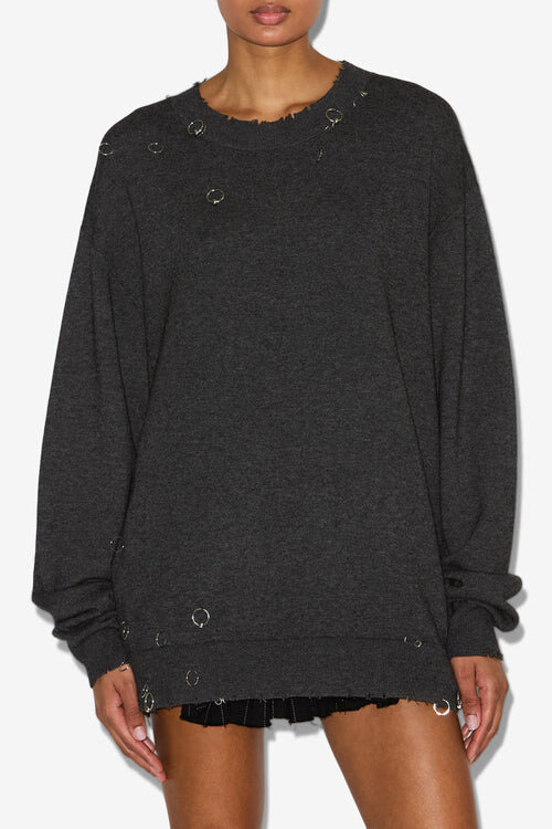 Cassandre Wool Sweater with Rings Cassandre Wool Sweater with Rings