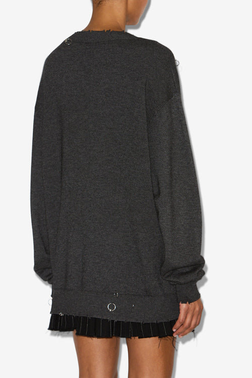 Cassandre Wool Sweater with Rings Cassandre Wool Sweater with Rings