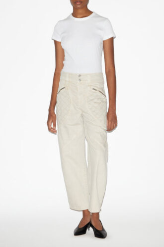 Catarina Denim Jeans with Quilted Details Catarina Denim Jeans with Quilted Details