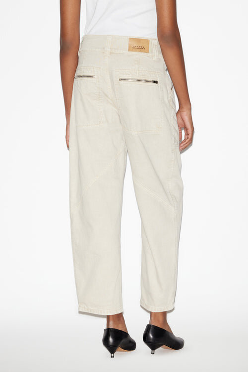 Catarina Denim Jeans with Quilted Details Catarina Denim Jeans with Quilted Details
