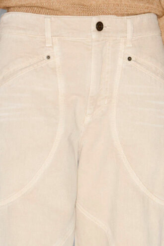 Catarina Denim Jeans with Topstitched Details Catarina Denim Jeans with Topstitched Details