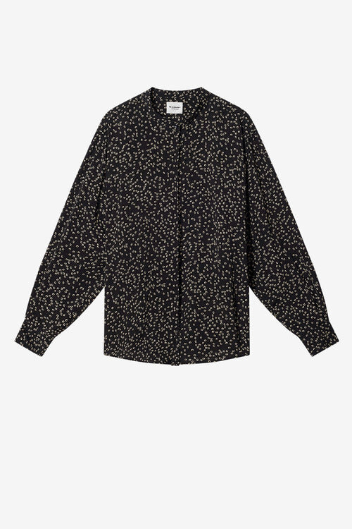 Catchell Flowing Origami Print Blouse Catchell Flowing Origami Print Blouse
