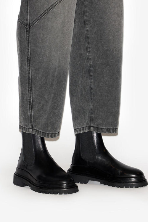 Ceilee Leather Ankle Combat Boots Ceilee Leather Ankle Combat Boots