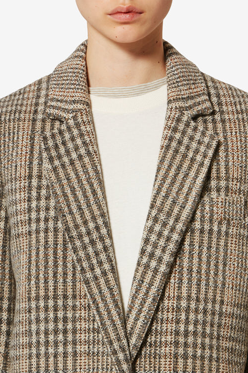 Charlyne Checkered Virgin Wool Jacket Charlyne Checkered Virgin Wool Jacket