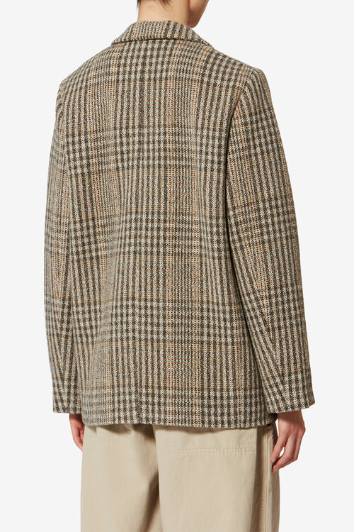 Charlyne Checkered Virgin Wool Jacket Charlyne Checkered Virgin Wool Jacket