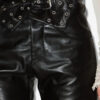 Chazia Straight-Leg Leather Pants Chazia Straight-Leg Leather Pants