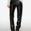 Chazia Straight-Leg Leather Pants Chazia Straight-Leg Leather Pants