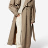 Chilma Striped Cotton Trench Coat Chilma Striped Cotton Trench Coat