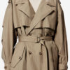Chilma Striped Cotton Trench Coat Chilma Striped Cotton Trench Coat