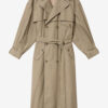 Chilma Striped Cotton Trench Coat Chilma Striped Cotton Trench Coat
