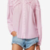 Christa Frilly Cotton Voile Blouse Christa Frilly Cotton Voile Blouse