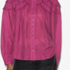 Christa Gathered Cotton Blouse Christa Gathered Cotton Blouse