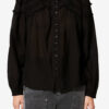 Christa Gathered Cotton Blouse Christa Gathered Cotton Blouse