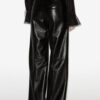 Ciara Wide-Leg Leather Pants