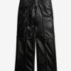 Ciara Wide-Leg Leather Pants