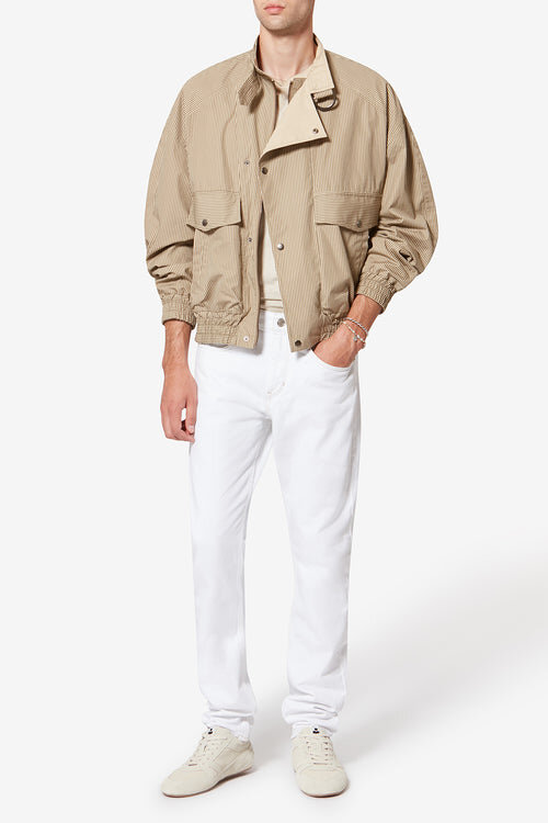 Corto Striped Cotton Jacket Corto Striped Cotton Jacket