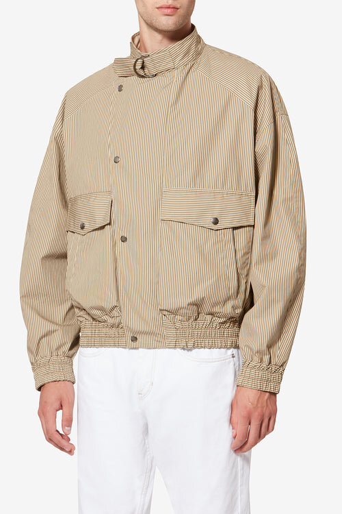 Corto Striped Cotton Jacket Corto Striped Cotton Jacket