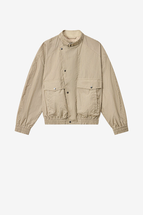 Corto Striped Cotton Jacket Corto Striped Cotton Jacket