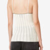 Cotton and Silk Knitted Tank Top India Cotton and Silk Knitted Tank Top India