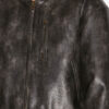 Crisley Faux Leather Bomber Jacket