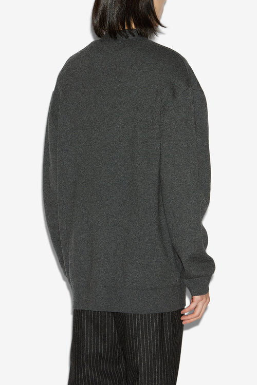Curtis Wool and Cotton Cardigan with Logo Curtis Wool and Cotton Cardigan with Logo