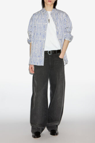 Cybilio Striped Cotton Shirt Cybilio Striped Cotton Shirt