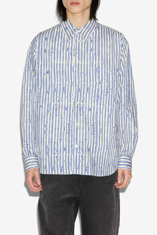 Cybilio Striped Cotton Shirt Cybilio Striped Cotton Shirt