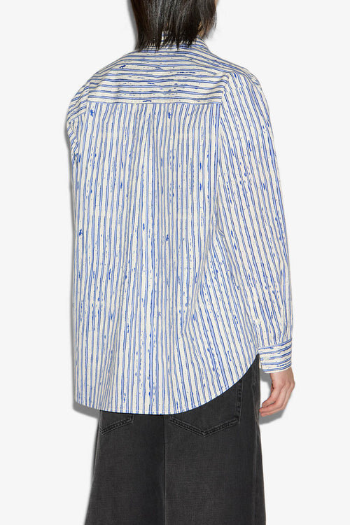 Cybilio Striped Cotton Shirt Cybilio Striped Cotton Shirt