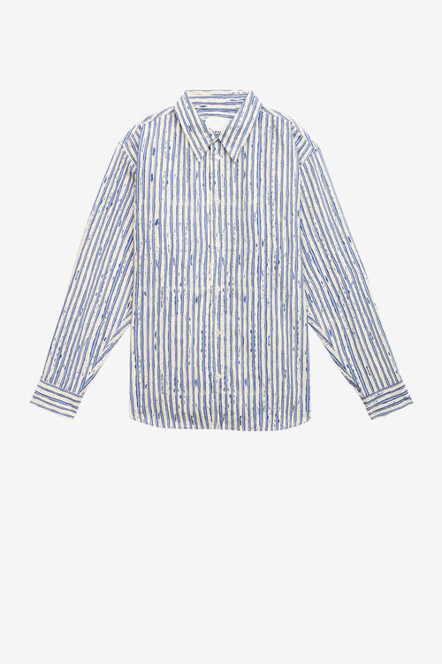Cybilio Striped Cotton Shirt Cybilio Striped Cotton Shirt