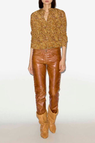 Cyerra Laced Leather Pants