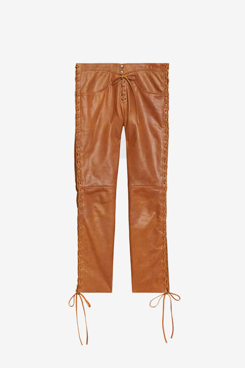 Cyerra Laced Leather Pants Cyerra Laced Leather Pants