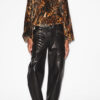 Dabia Top in Printed Velvet Dabia Top in Printed Velvet