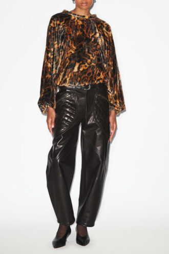 Dabia Top in Printed Velvet Dabia Top in Printed Velvet