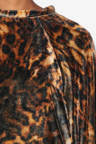 Dabia Top in Printed Velvet Dabia Top in Printed Velvet