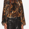 Dabia Top in Printed Velvet Dabia Top in Printed Velvet