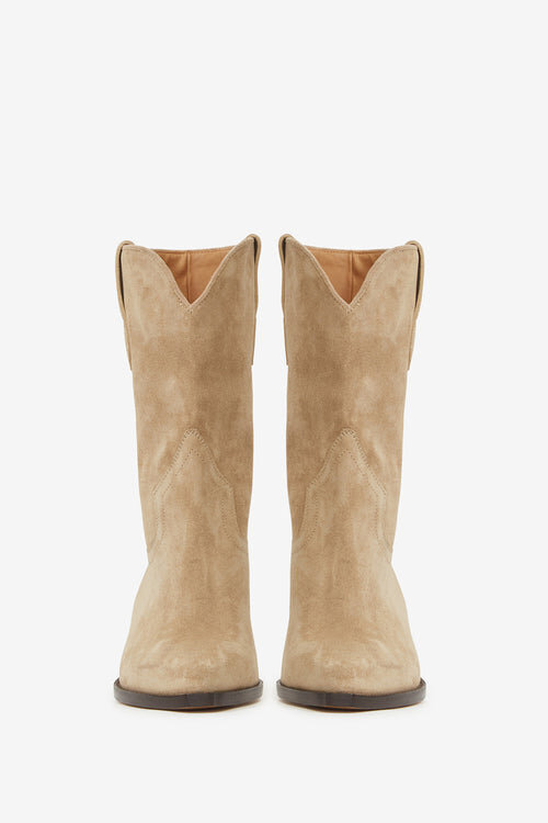 Dahope Suede Calfskin Leather Cowboy Boots Dahope Suede Calfskin Leather Cowboy Boots