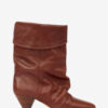 Dalby Draped Leather Boots Dalby Draped Leather Boots