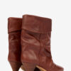 Dalby Draped Leather Boots Dalby Draped Leather Boots