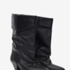 Dalby Draped Leather Boots Dalby Draped Leather Boots