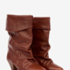 Dalby Draped Leather Boots Dalby Draped Leather Boots
