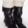Dalby Draped Leather Boots Dalby Draped Leather Boots