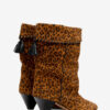 Dalby Draped Suede Leather Boots Dalby Draped Suede Leather Boots