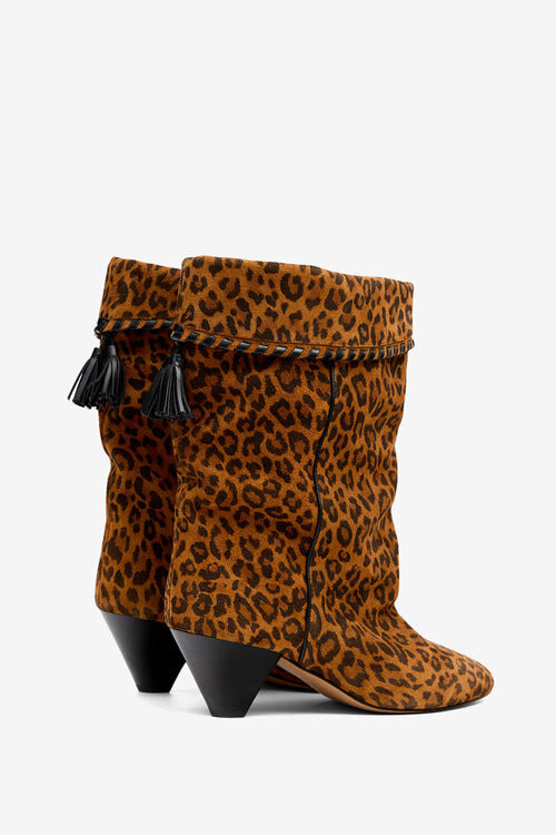 Dalby Draped Suede Leather Boots Dalby Draped Suede Leather Boots