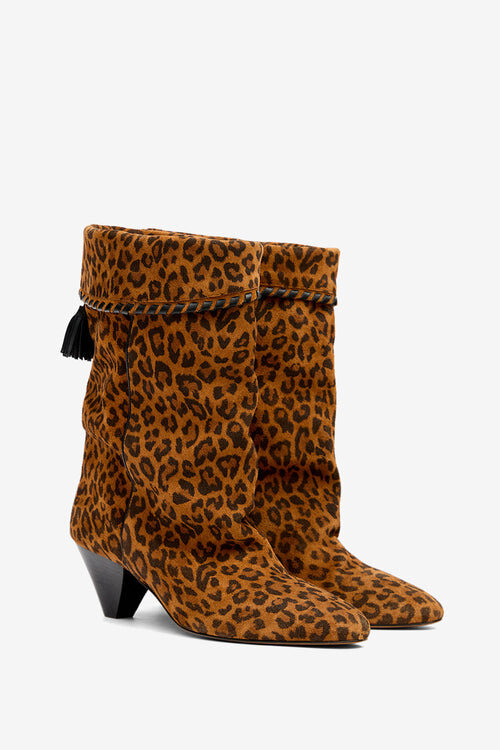 Dalby Draped Suede Leather Boots Dalby Draped Suede Leather Boots